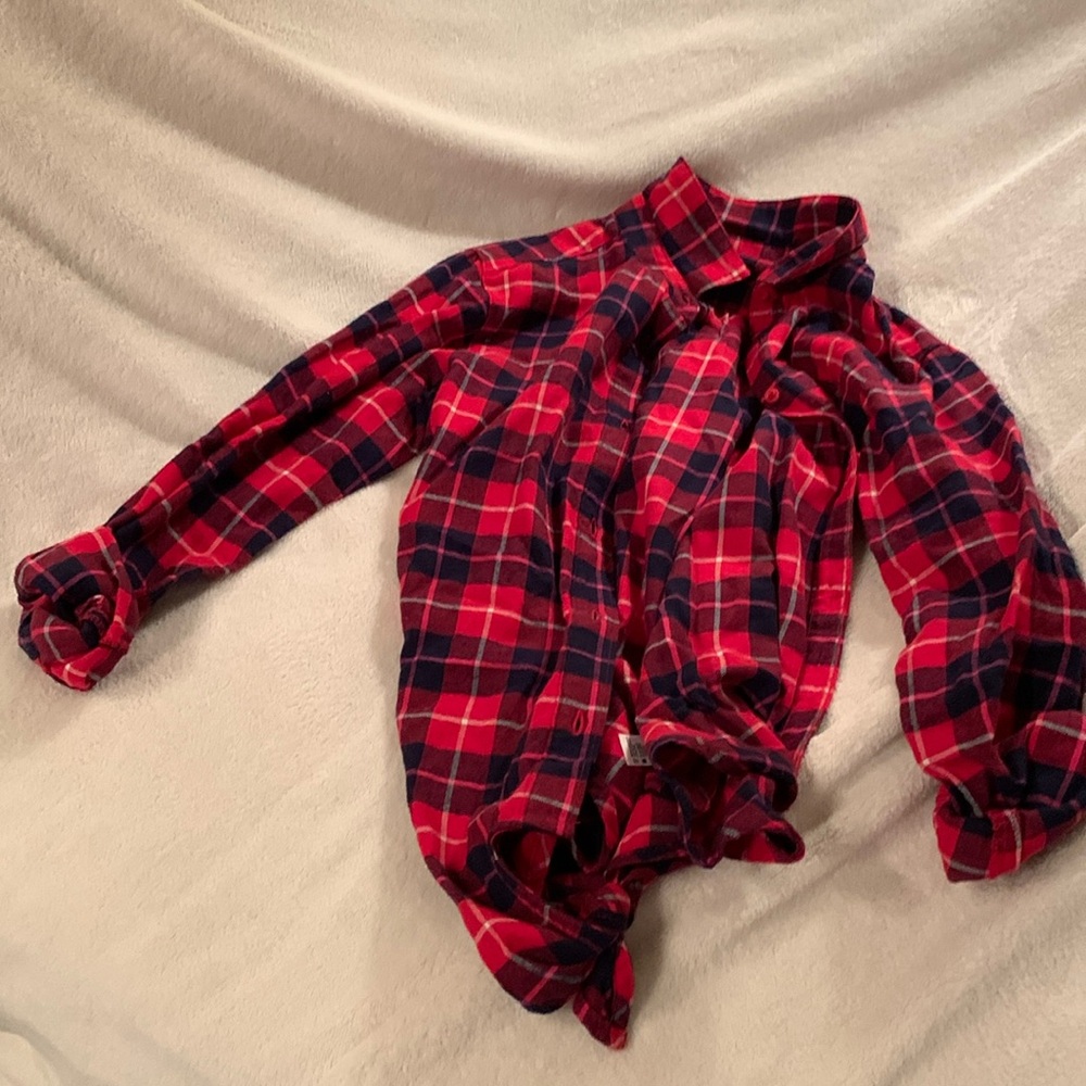 George plaid red shirt ‘Yeah’